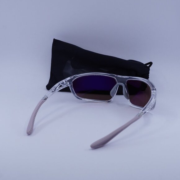 NIKE WINDTRACK RUN E EV24004 900 Sunglasses Transparent Geometric Frame - Picture 10 of 10